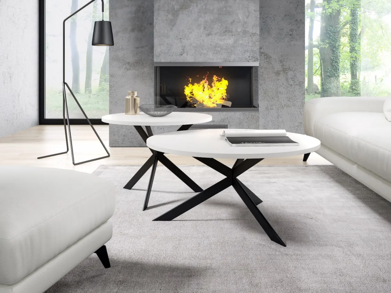 Jak dobrać nowoczesny stolik kawowy do salonu?