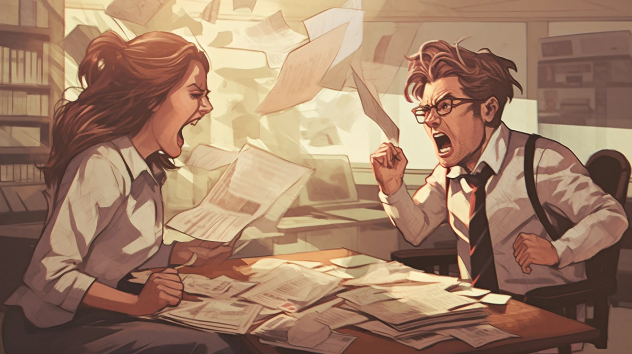 Sennik kłótnia z koleżanką: Rozumienie snów o konfliktach w pracy