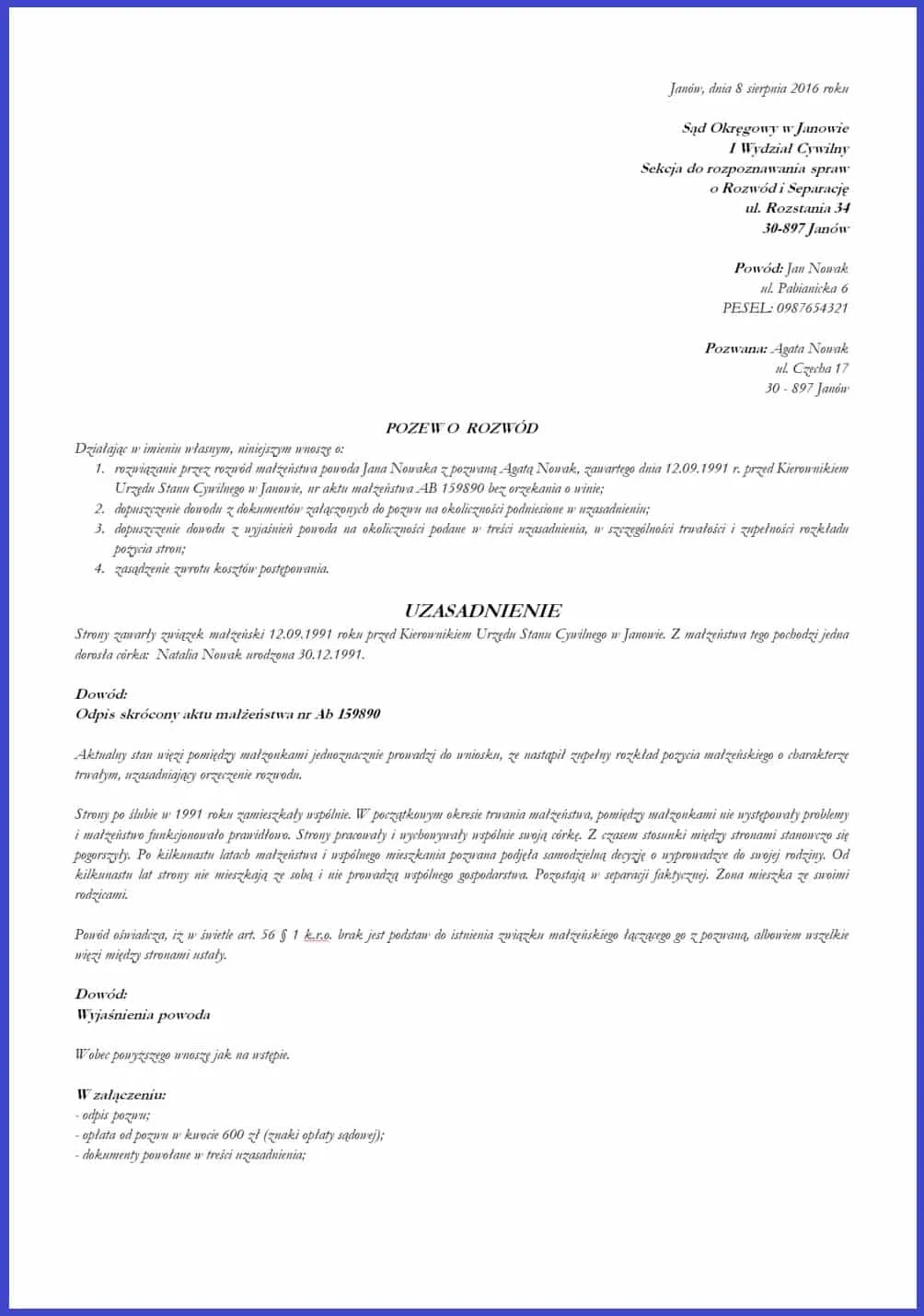 Jak napisać pozew rozwodowy: uniknij błędów i oszczędź czas