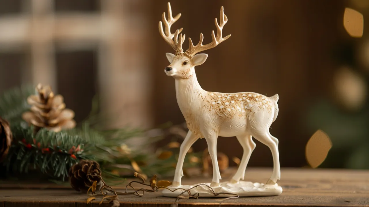 Figurka jelenia: Sztuka dekoracyjna inspirowana naturą