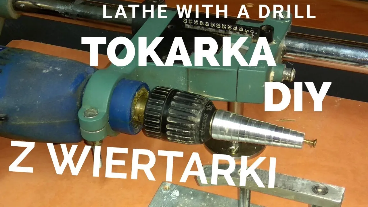 Domowa tokarka z wiertarki - prosty sposób na profesjonalne toczenie
