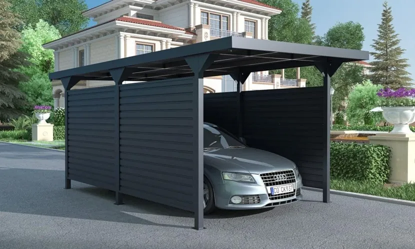 Korzyści i zastosowania zabudowanej wiaty garażowej – co warto wiedzieć