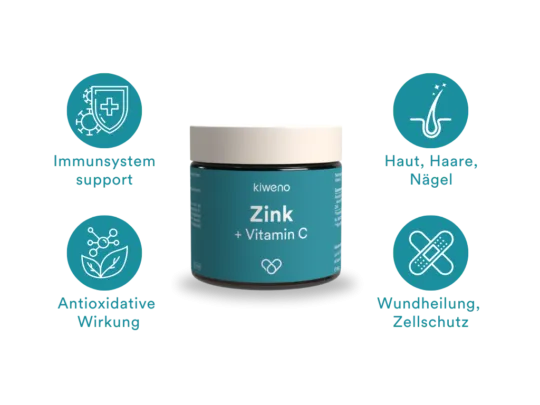Vitamin C & Zink: Immunsystem stärken Dosierung, Mangel, Quellen
