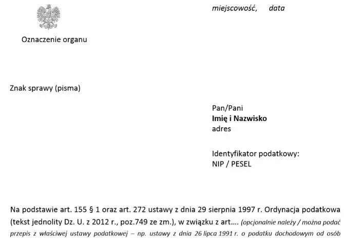 Jak napisać oświadczenie do urzędu skarbowego, aby uniknąć problemów