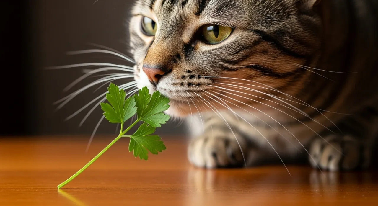 Czy koty mogą jeść pietruszkę? Sprawdź, co musisz wiedzieć o bezpieczeństwie
