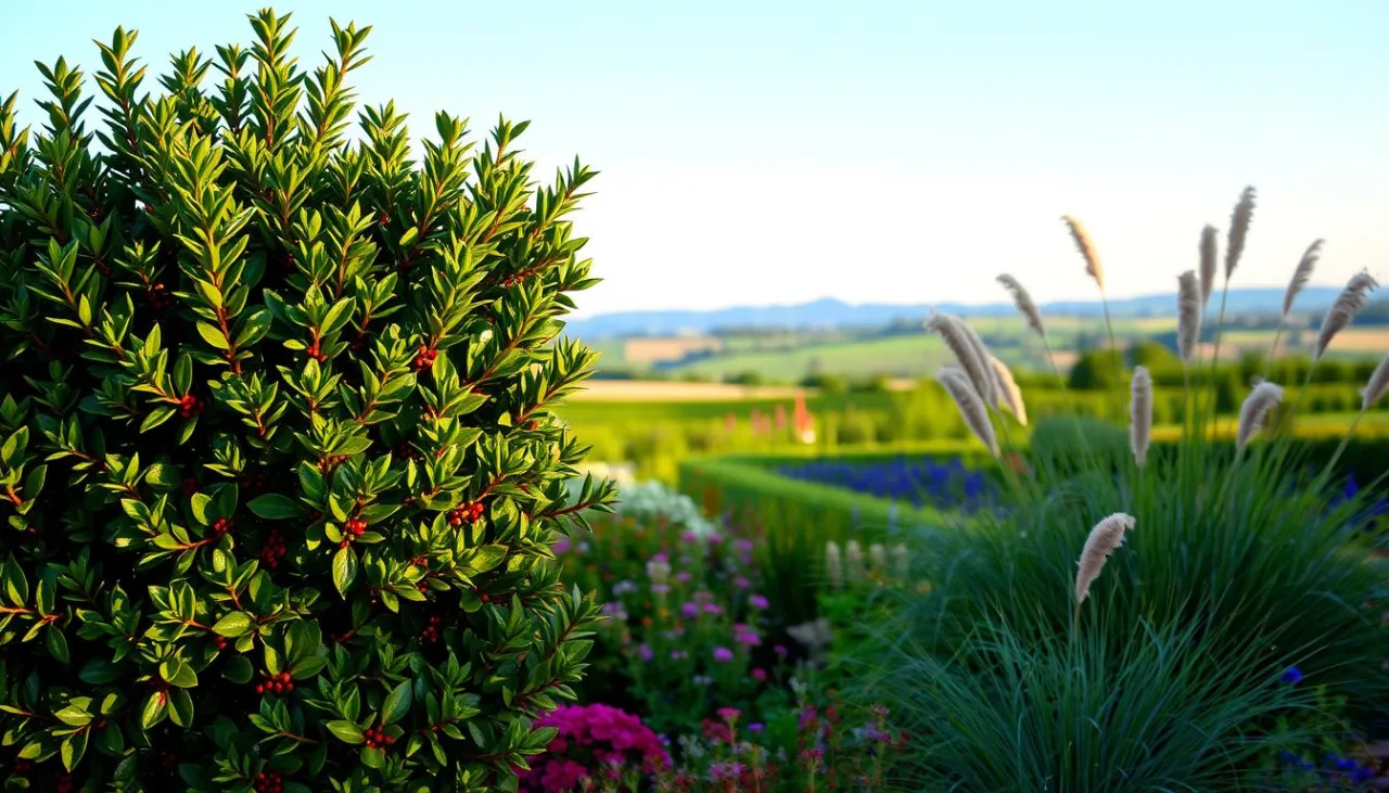 Co posadzić obok ostrokrzewu, aby stworzyć piękny ogród?