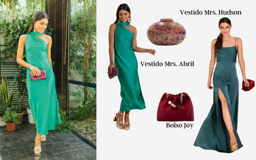 Zapatos que combinan perfectamente con vestido verde para lucir increíble