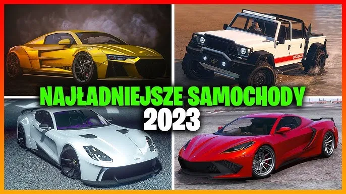 Jakie samochody w grach - najpopularniejsze modele i ich cechy