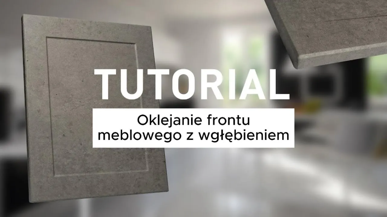 Jak okleić meble kuchenne z rowkami - uniknij pęcherzyków i uszkodzeń