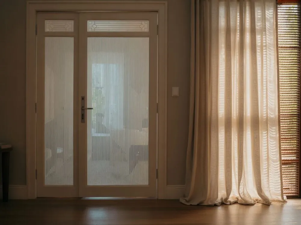 Jak zasłonić szyby w drzwiach? Folie, rolety, zazdrostki wybierz najlepsze
