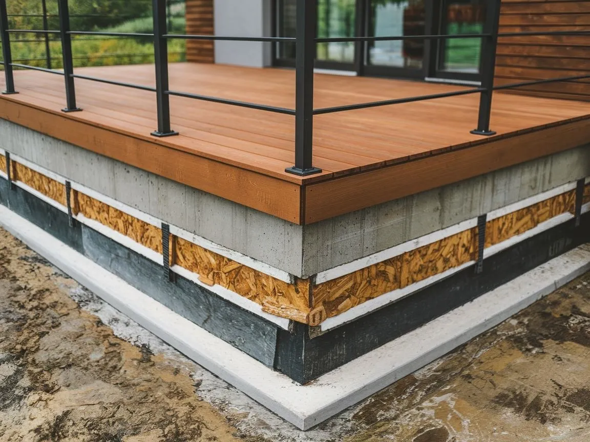 Jak zabezpieczenie betonu pod taras drewniany przed wilgocią i zniszczeniem