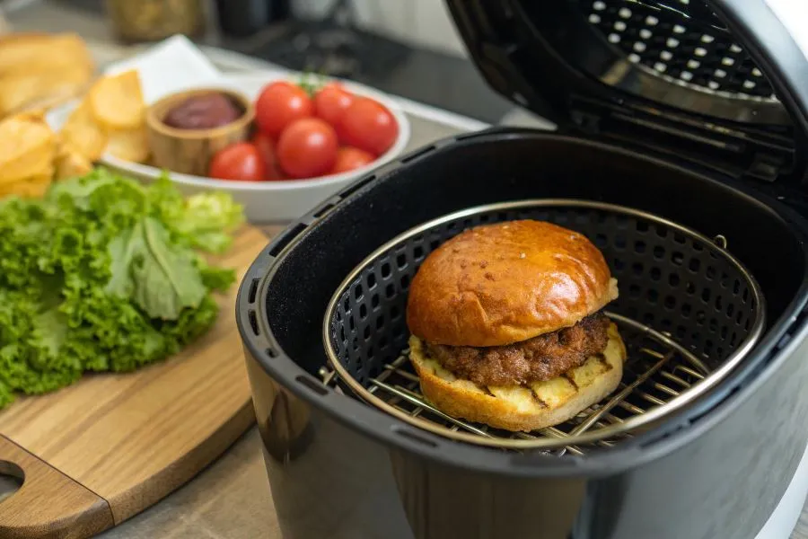 Soczysty mrożony burger: Sekrety smażenia, pieczenia, grillowania