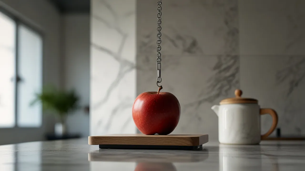 Wisząca waga kuchenna to więcej miejsca czy problem z precyzją?