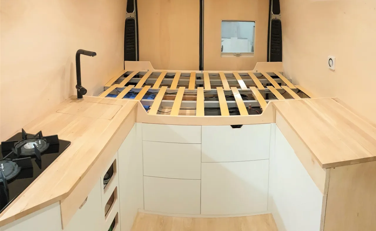 Meble do przyczepy kempingowej DIY: Lekkie, funkcjonalne i tanie