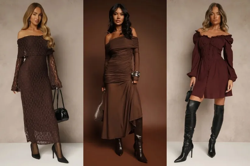 Jakie rajstopy do brązowej sukienki - idealne kolory i style na każdą okazję