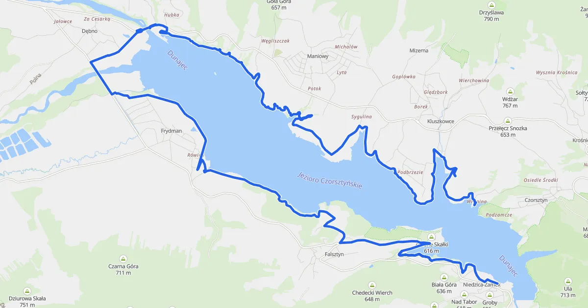 Najpiękniejsza trasa rowerowa wokół jeziora czorsztyńskiego - odkryj widoki