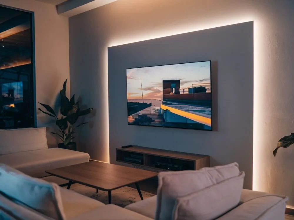 Jak prawidłowo oświetlić telewizor, aby poprawić komfort oglądania