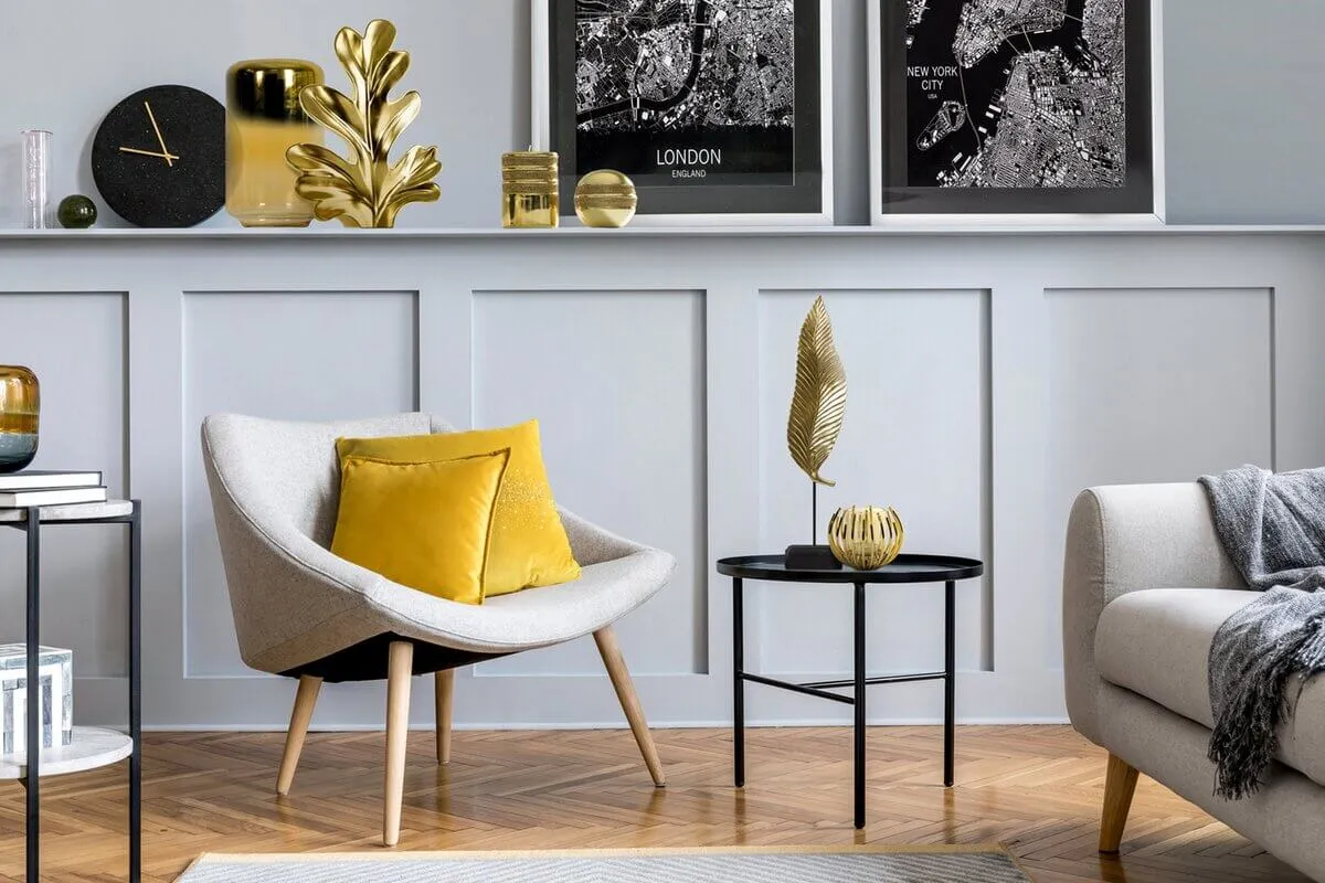 Jaki kolor fotela do szarej kanapy? Oto kolory, które zmienią wnętrze