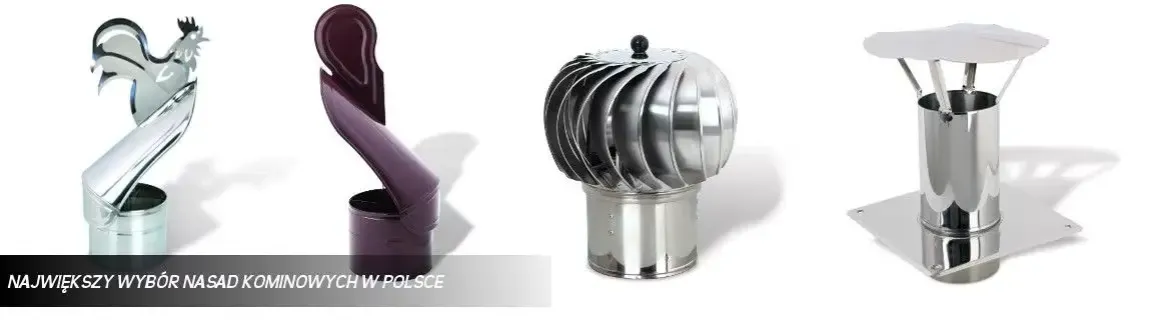 Nakładki na Komin - Osłony, Nasady na Kominy