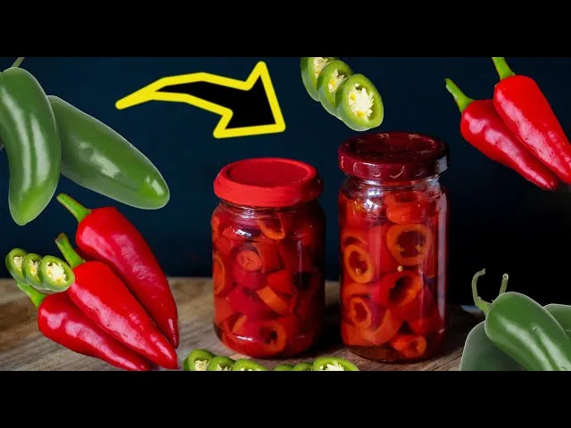 Marynowane papryczki jalapeno - przepis na marynatę idealną na zimę