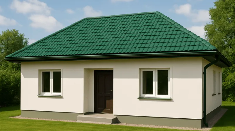 Jaki kolor elewacji do zielonego dachu? Oto najlepsze wybory kolorów