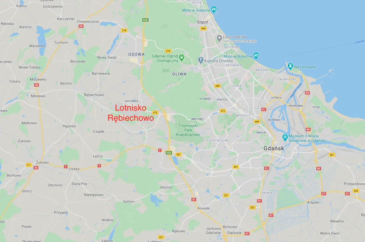 Gdzie znajduje się lotnisko w Gdańsku? Sprawdź jego lokalizację!