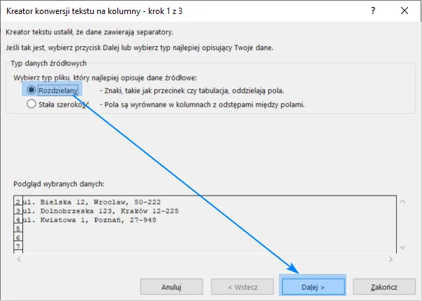 Jak łatwo rozdzielić tekst w Excelu - proste metody i triki