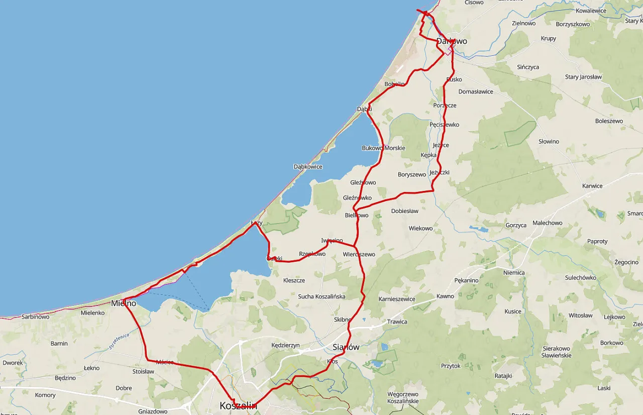 Koszalin - Mielno: Ile km i jak dojechać? Sprawdź trasy!