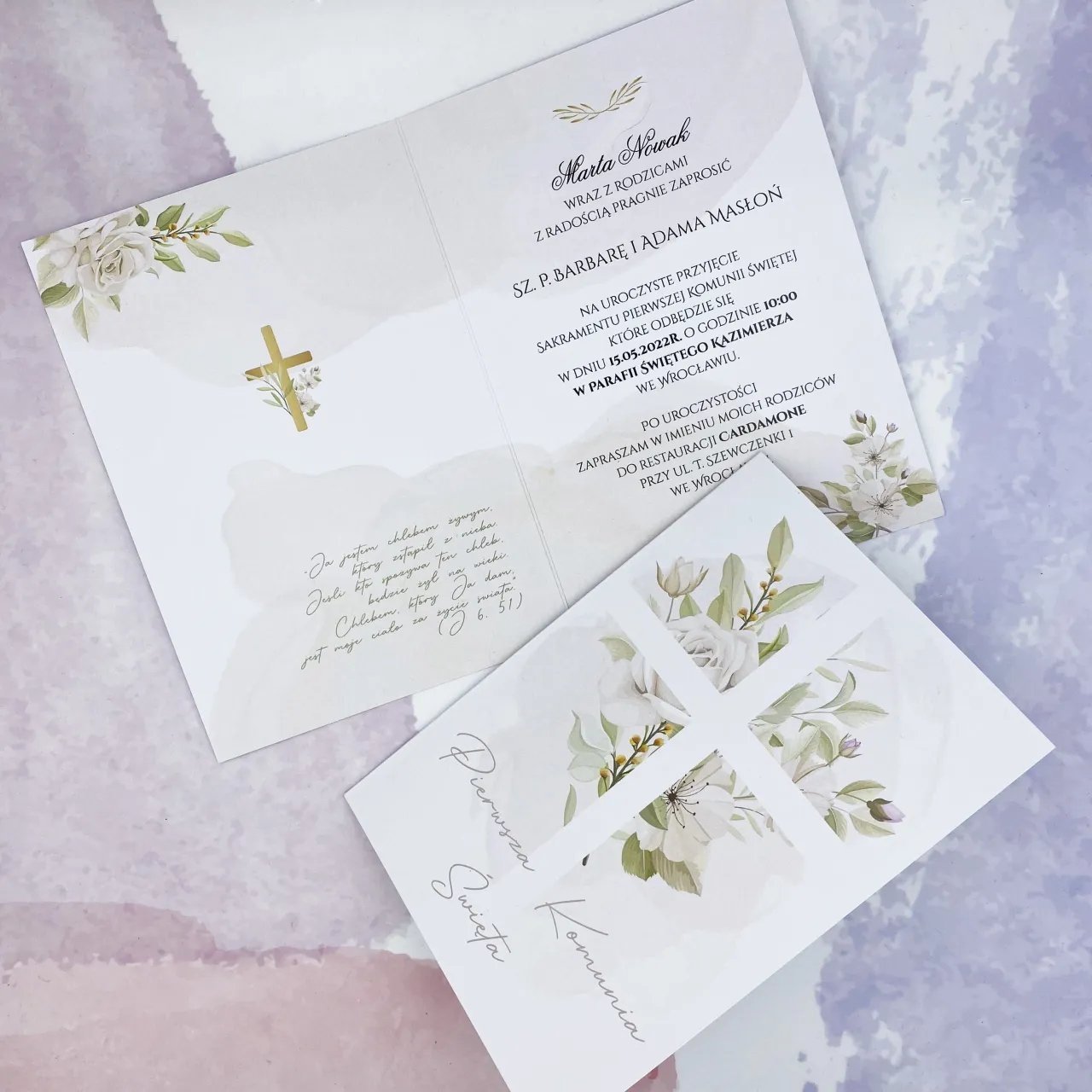 Jak zrobić zaproszenie na komunię - proste kroki i inspiracje Jak zrobić zaproszenie na komunię - proste kroki i inspiracje