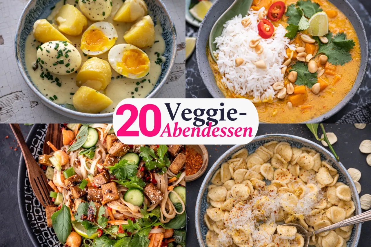 Was koche ich heute? Vegetarische Hauptgerichte für jeden Anlass