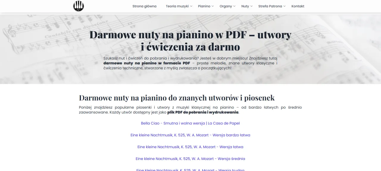 Dni których nie znamy nuty pianino pdf – łatwe i dokładne nuty do pobrania