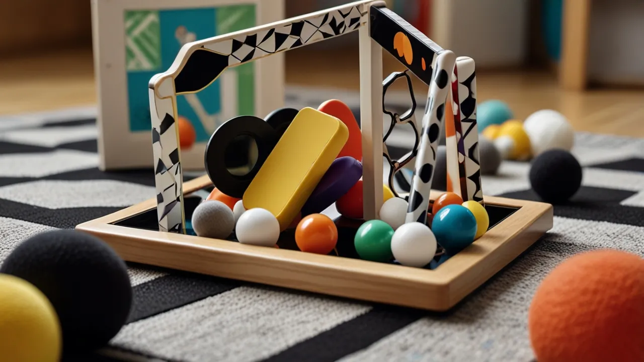 Zabawki z lusterkiem dla niemowlaka - rozwój zmysłów malucha