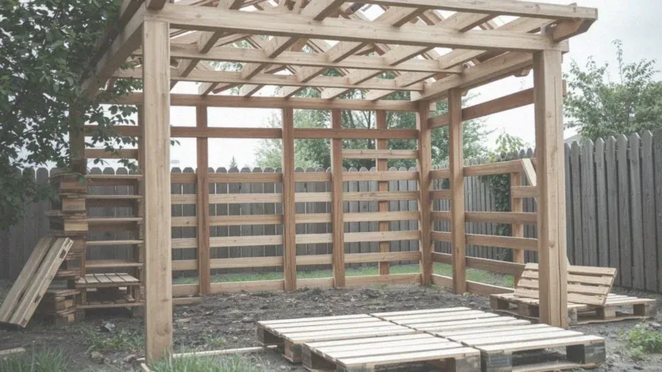 Jak zrobić altanę ogrodową z palet - łatwe kroki i porady