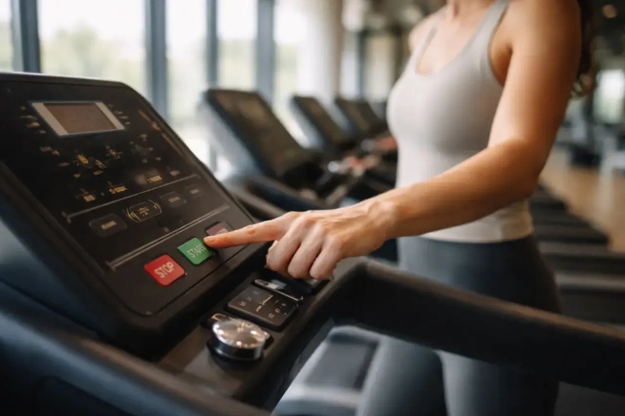 Jak włączyć bieżnię na siłowni? Prosty przewodnik krok po kroku