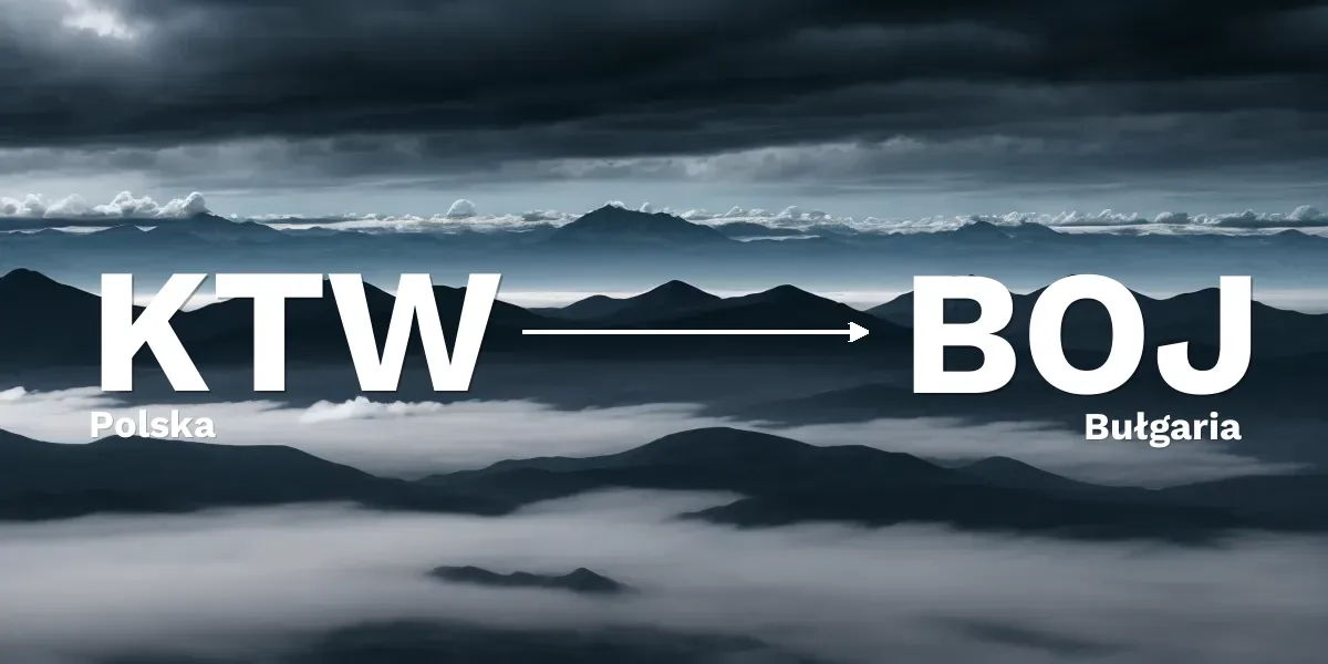 Ile trwa lot do Bułgarii z Katowic? Poznaj czas podróży i więcej