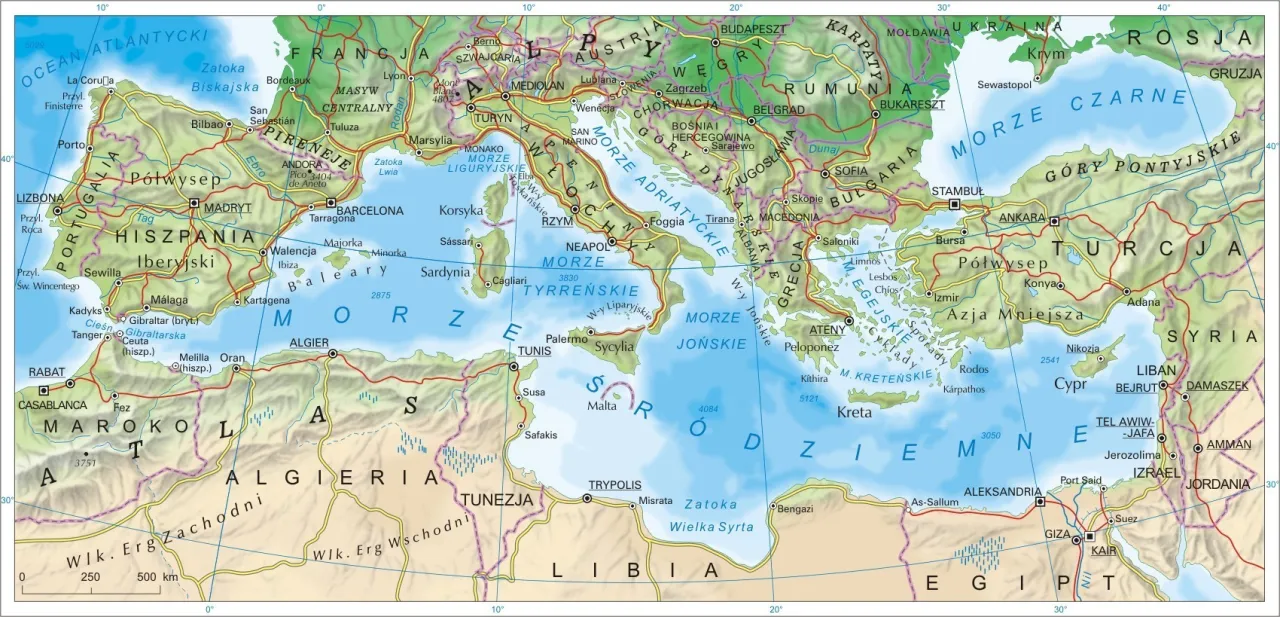 Gdzie jest morze śródziemne? Odkryj jego lokalizację i sąsiadów