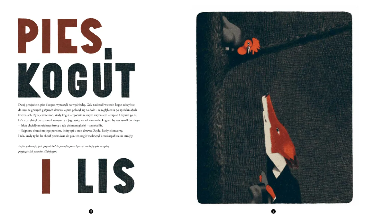 Opowiadania Ezopa - klasyczne bajki dla dzieci, analiza i interpretacja.