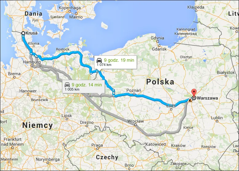 Położenie Danii: mapa, sąsiedzi i jak dojechać z Polski?