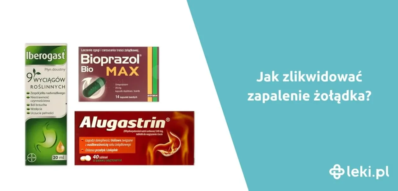 Zapalenie żołądka: Leki bez recepty i na receptę kiedy do lekarza?