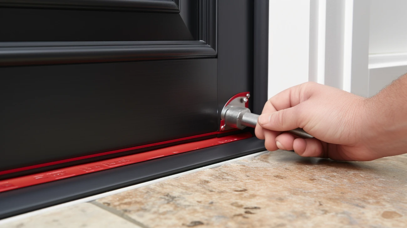 Uszczelka do drzwi wejściowych i zewnętrznych - Guma, uszczelka wyciszająca