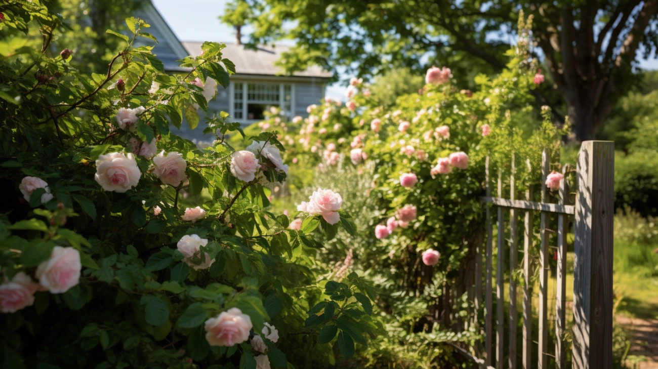 Żywopłot z dzikiej róży - najlepsze dziko rosnące ogrodzenia