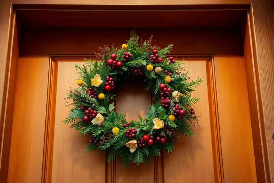 Jak powiesić wianek na drzwiach bez uszkodzeń? Proste metody