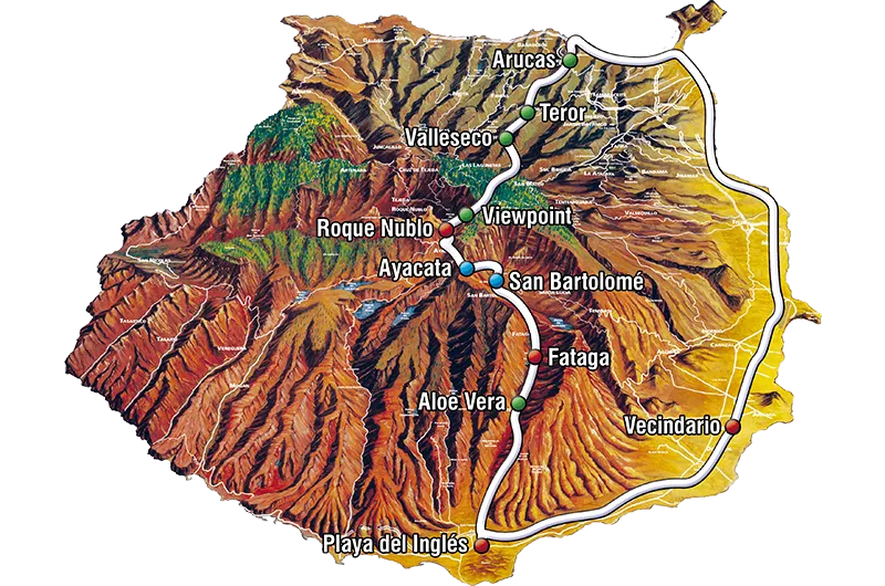 Mapa de la isla Gran Canaria: explora sus secretos y paisajes ocultos