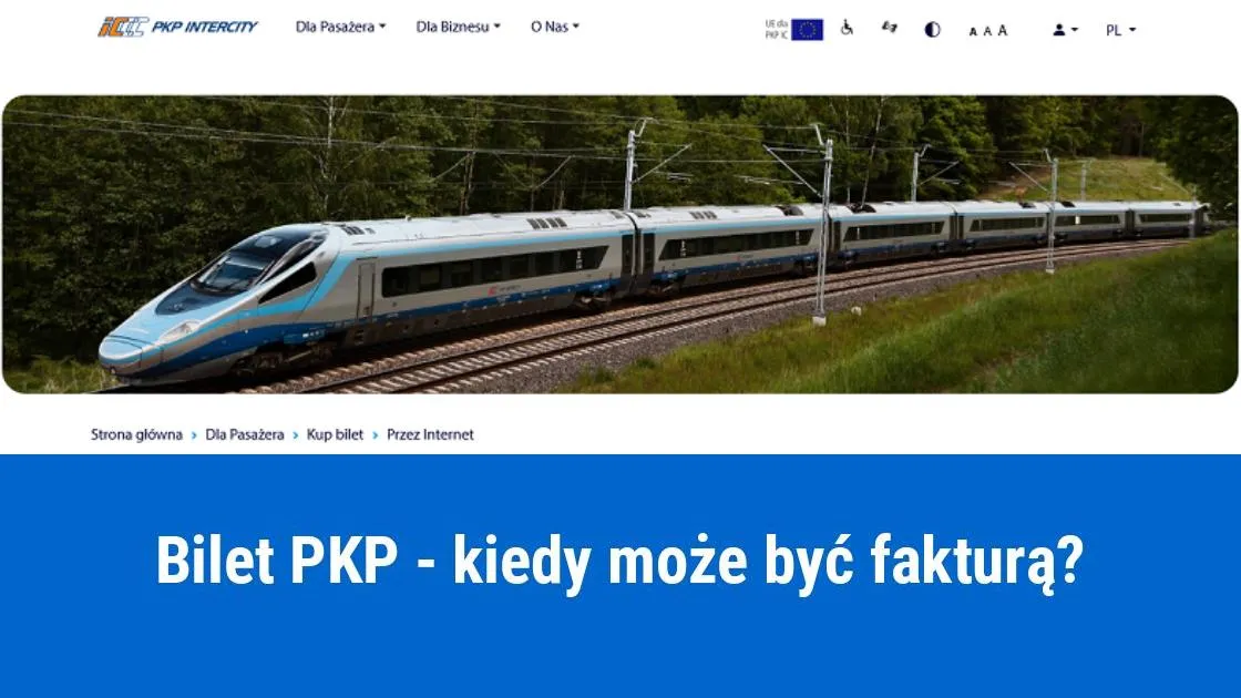 BILET ZA PRZEJAZD PKP CZY POTRZEBNA JEST FAKTURA visual data 2