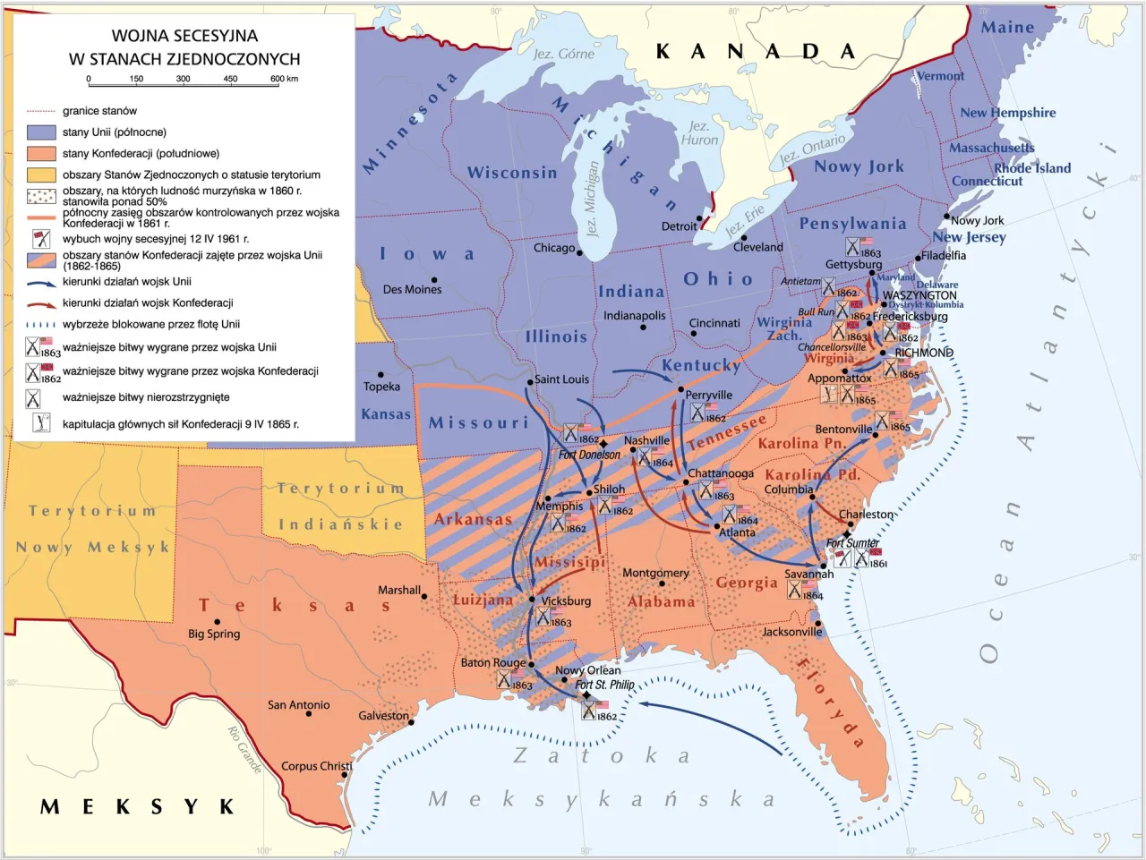 Co to jest wojna secesyjna? Kluczowe przyczyny i skutki konfliktu