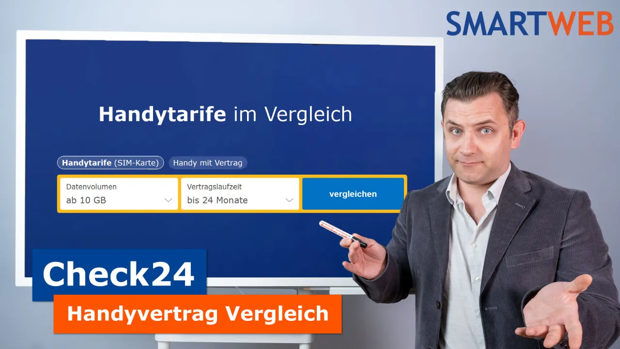 Check24 Smartphone mit Vertrag: Günstigster Deal? So geht's!