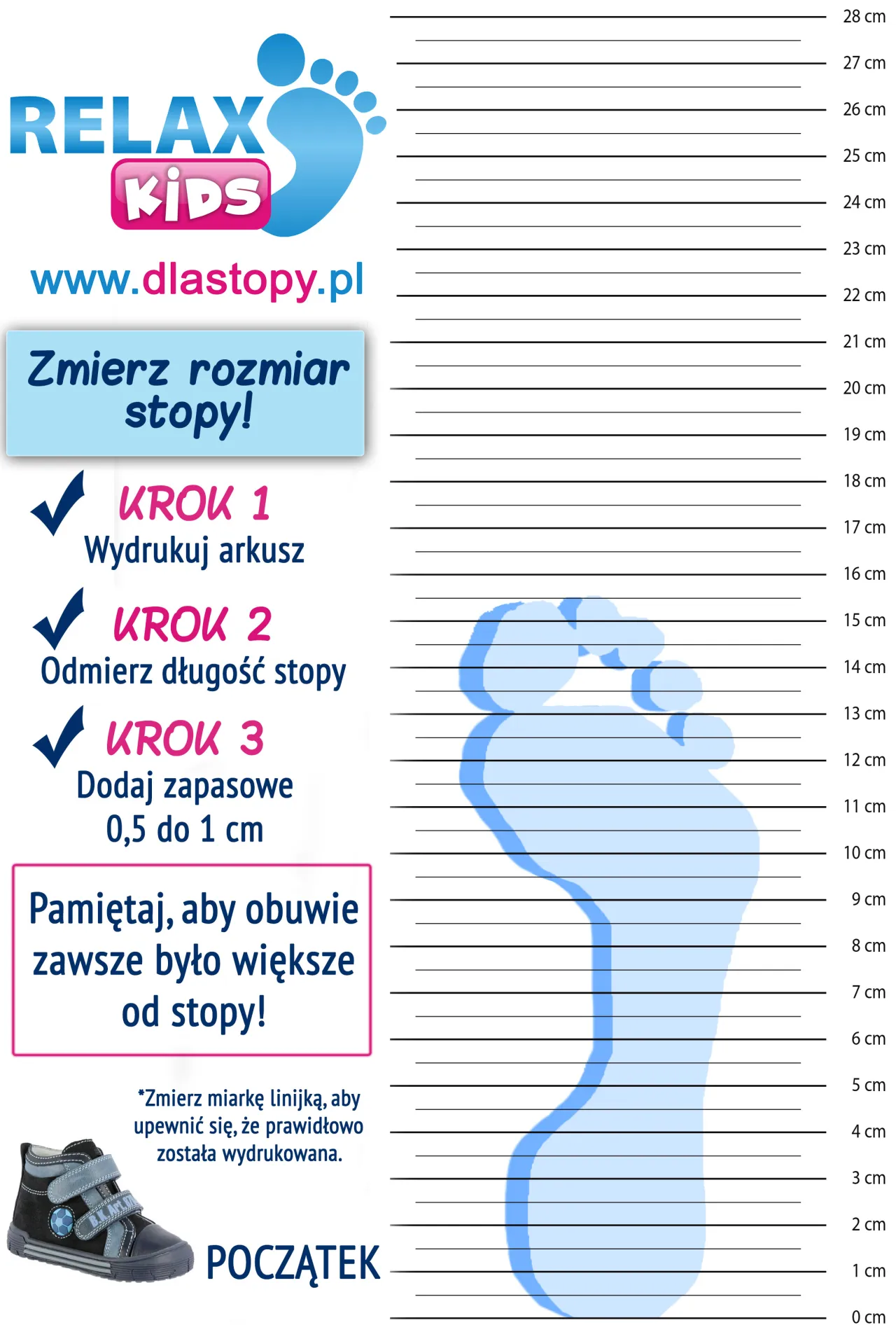 Jak dobrać rozmiar buta dziecka, aby uniknąć błędów i zapewnić zdrowy rozwój stóp