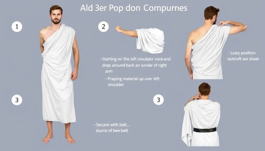 Stwórz strój greckiego boga DIY: Szybko i tanio z prześcieradła