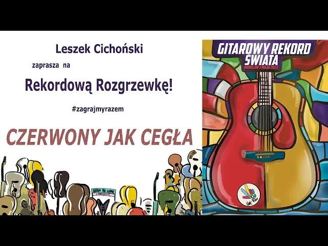 Czerwony jak cegła akordy - zagraj tę piosenkę bez błędów