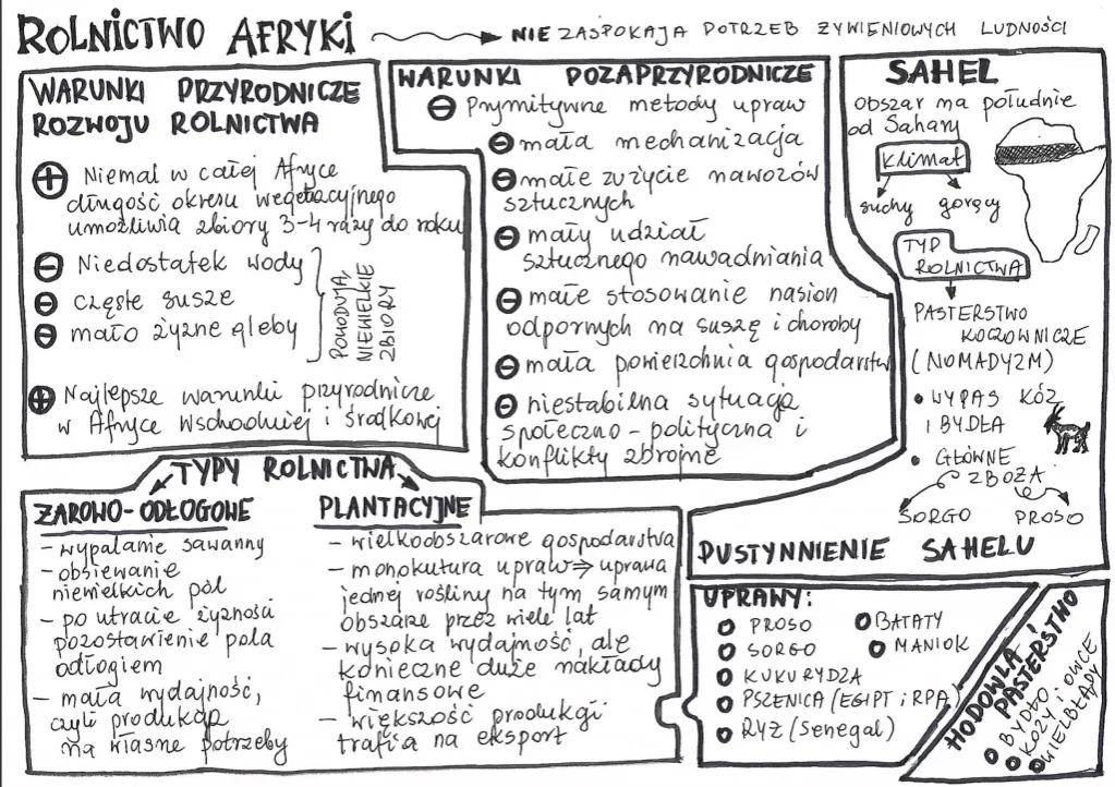 Gdzie w Afryce stosuje się rolnictwo żarowo-odłogowe i dlaczego?